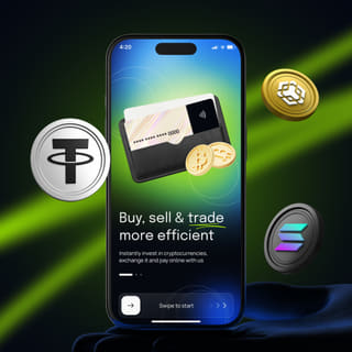 withclarity handelsplatform-interface weergegeven op een mobiel apparaat